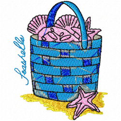 Seashell Embroidery Design 3 Seashell Embroidery Design 3